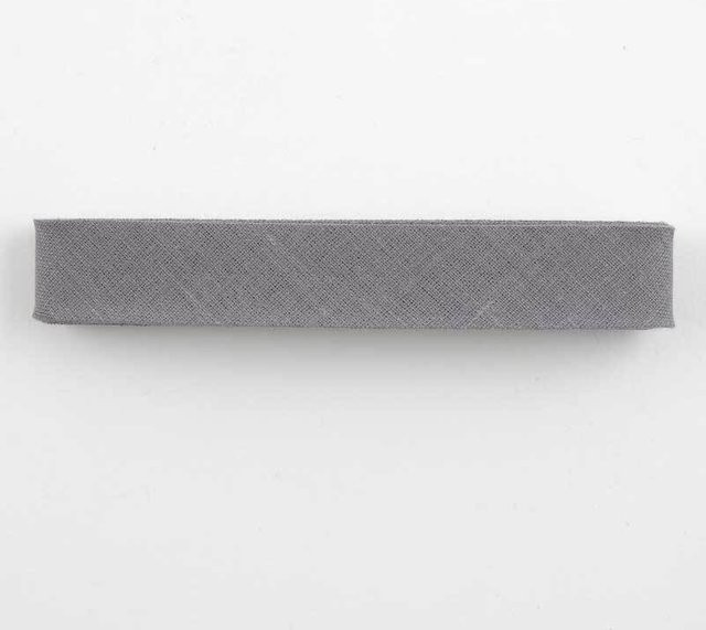 Gütermann Schrägband Nr. 904 aus Baumwolle, Dunkelgrau, Breite: 20 mm, Länge: 3 m - Bild 1