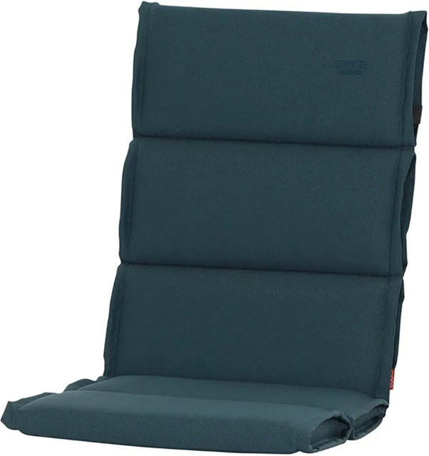 Siena Garden Sesselauflage Stella in Petrol, wetterfest und UV-beständig, B/T/H: 110 x 48 x 6 cm - Bild 1