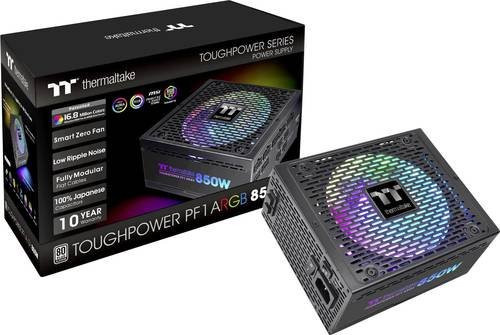 Thermaltake Toughpower PF1 ARGB PC Netzteil 850 W ATX 80PLUS Platinum Schwarz - Bild 1