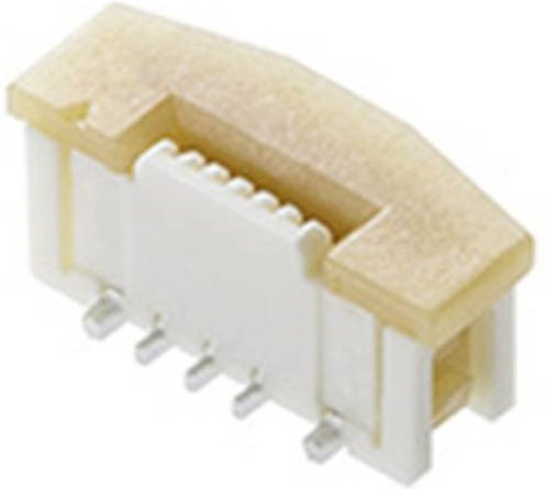 Molex FFC/FPC-Anschluss 36-polig in Weiß mit Goldkontakten, Rastermaß: 0,5 mm, Artikelnummer 525593652 - Bild 1