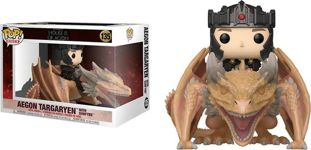 Funko House of the Dragon Aegon Targaryen mit Sunfyre S4 Vinyl bunt - Bild 1