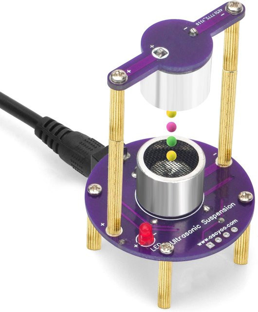 OSOYOO DIY Lötübungsset Ultraschall-Levitations-Elektronikprojekt mit USB-C-Stromversorgung und vorgelöteten Chips - Bild 1