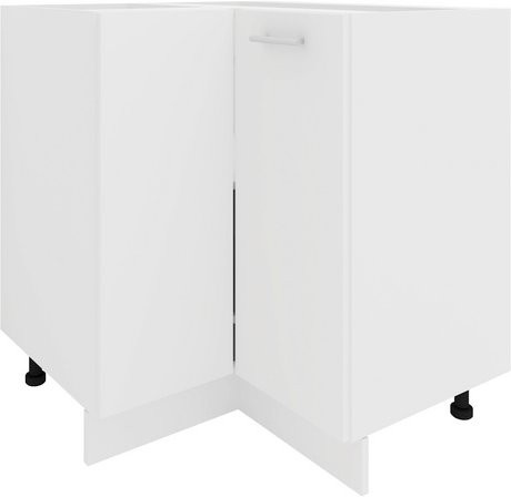 VCM Eckschrank Esilo in Weiss, B/H/T: 76 x 82 x 76 cm - Bild 1