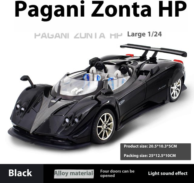 Linyi toy car Pagani Zonda Hp Barchetta, Supersportwagen, 1:24, Metall, ab 14 Jahren - Bild 1