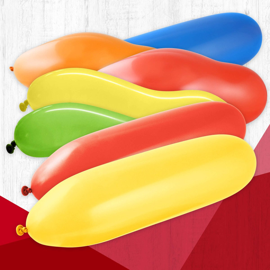 Fackelmann Luftballons Eco, lang, bunt, 15-teiliges Set - Bild 2