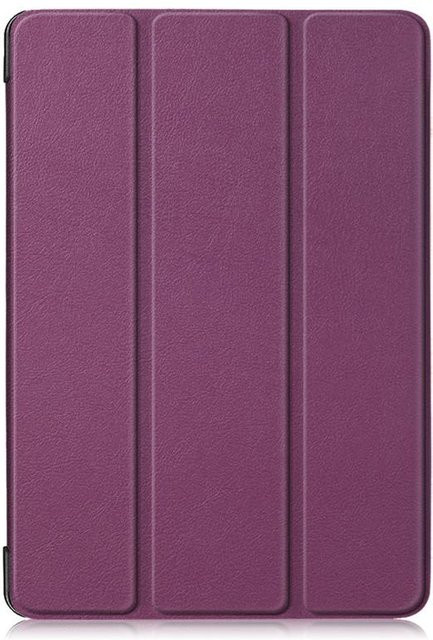 Apple iPad Schutzhülle aus hartem PC und Leder mit Standfunktion in Violett für iPad 7, 8, 9 und 10. Generation (10.9 Zoll) - Bild 1