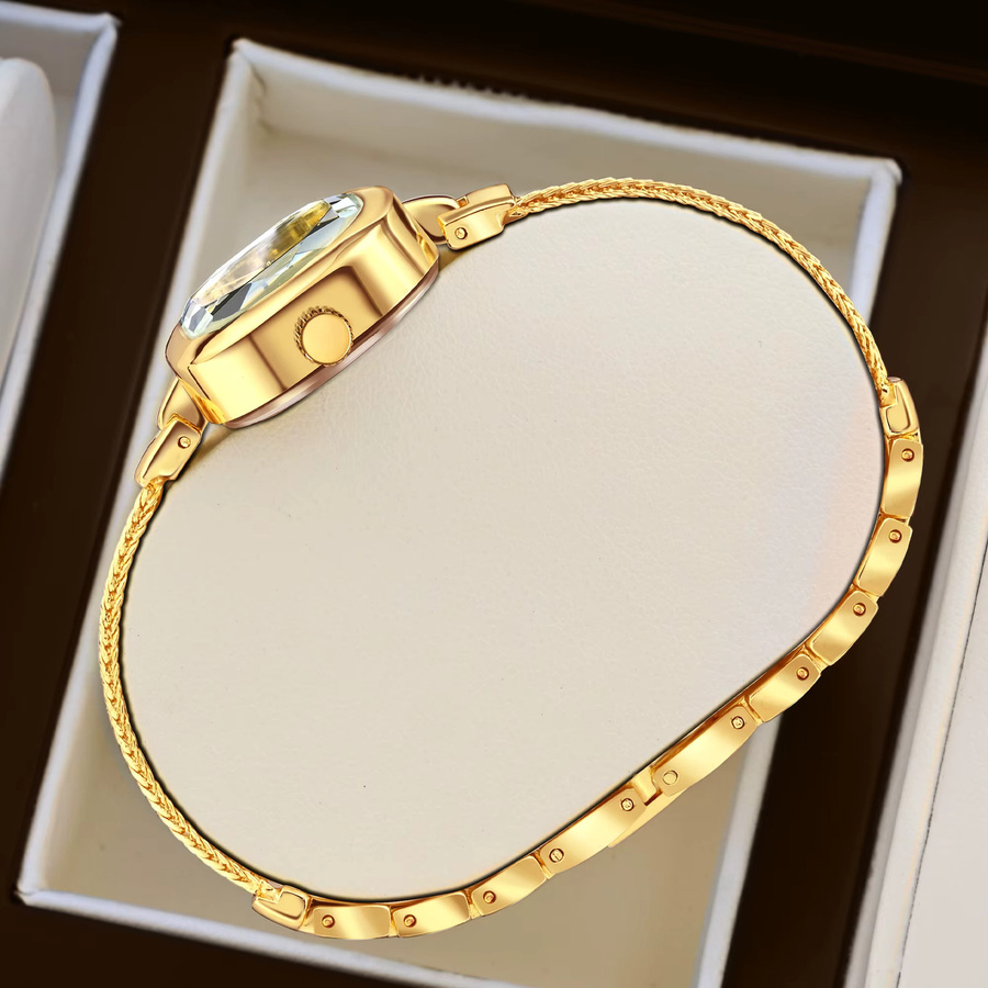 YaLaLuSi Armbanduhr, Quarz, Roségold, Damen, wasserdicht - Bild 2