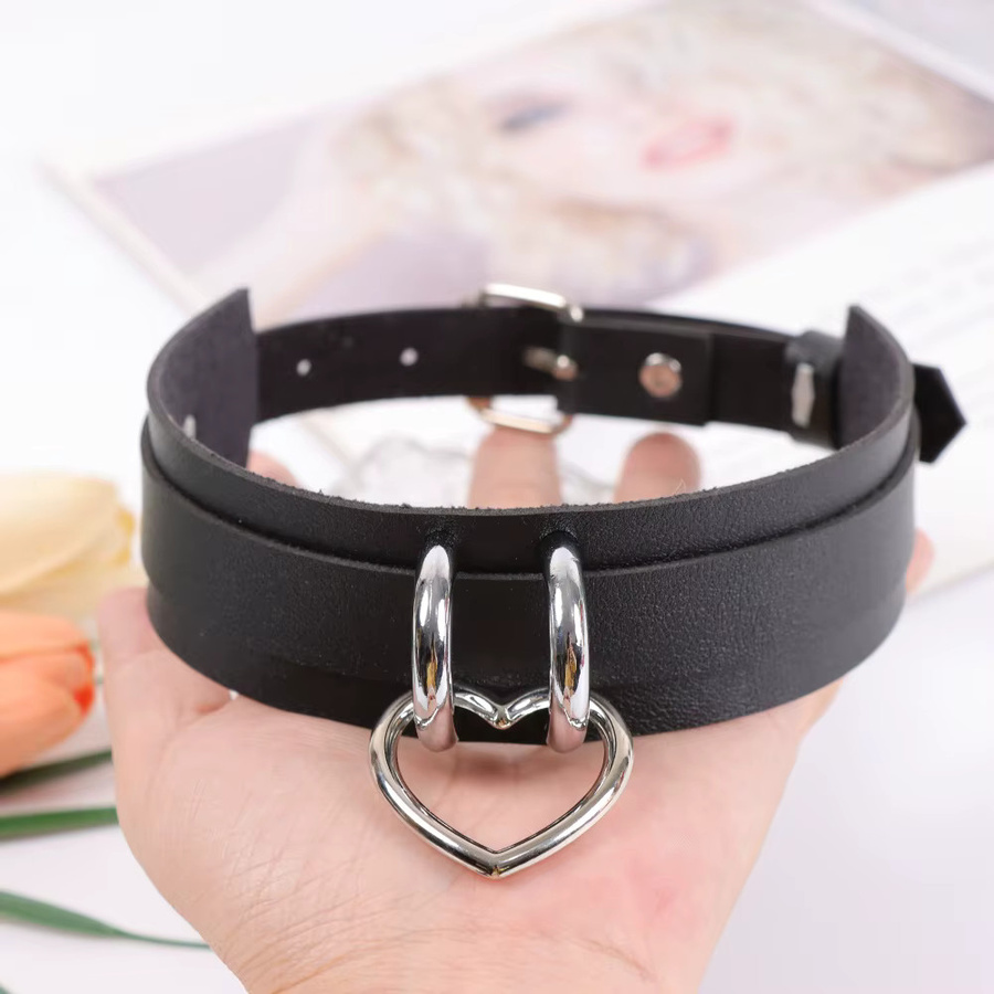 fullyoung Halskette, PU Leder, Schwarz, Damen, Punk Rock - Bild 6