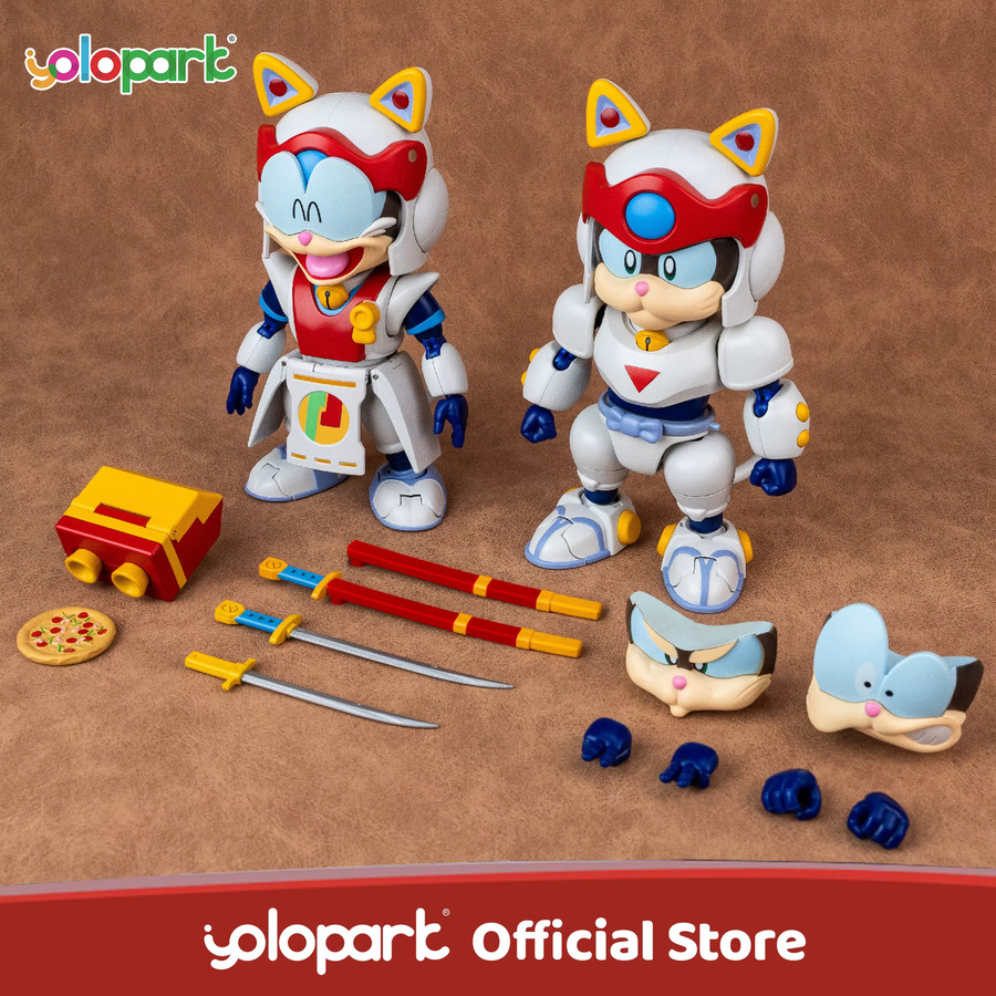 YOLOPARK AMK PRO Series Samurai Pizza Cats Speedy Model Kit - Bild 1