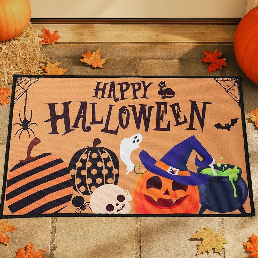 VIKAMA Halloween Fußmatte für die Heimdekoration im Eingangsbereich, Küche oder Schlafzimmer - Bild 1