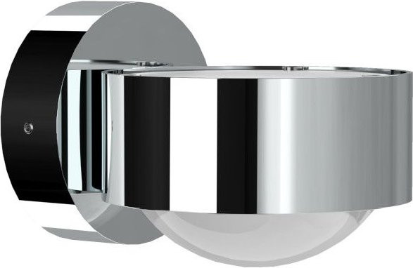 Top Light Puk Mini Wandleuchte in Chrom mit transparentem Glas - Bild 1