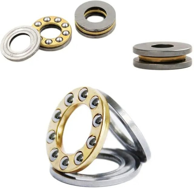 4er-Set Mini 3-in-1 Axial-Kugellager für 3D-Drucker in Silber (F3-8M, F5-10M, F8-22M, F8-14M, F8-16M) - Bild 1
