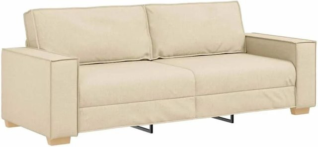 vidaXL Sofa in Beige mit Stoffbezug, B/T/H: 220 x 80 x 84 cm - Bild 1