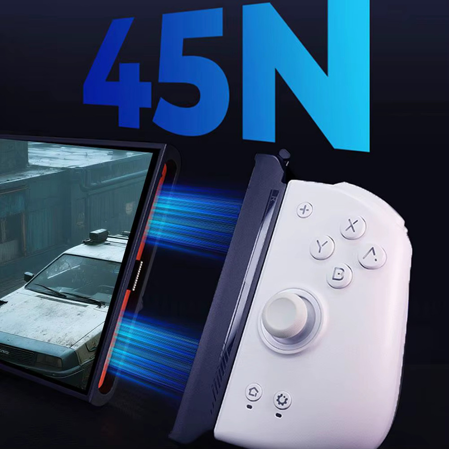 Magnetischer Adapter mit geteiltem Griff als Konverter für Nintendo Switch 1 JoyCon und M6 S/HD Gamepad S1 S/HD-Controller auf Switch 2, Schwarz - Bild 4