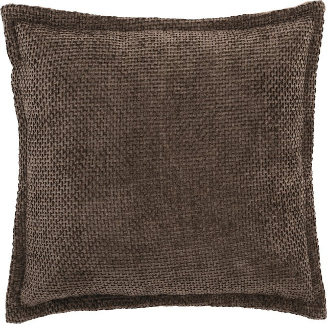 LIVARNO Dekokissen in Braun mit Struktur, B/B/B: 45 x 45 x 45 cm - Bild 1