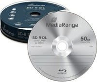 MediaRange Blu-ray-Rohlinge BD-R 50 GB in Silber - Bild 1