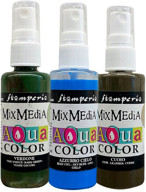 Stamperia Aquacolor Hiddene Grove 3er-Set - Bild 1
