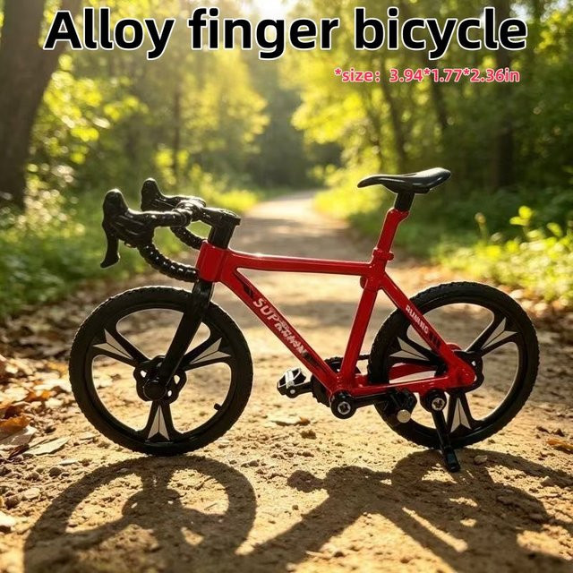 HRZPACT Mini-Finger-Fahrradmodell-Set, aus Legierung, ab 14 Jahre - Bild 1