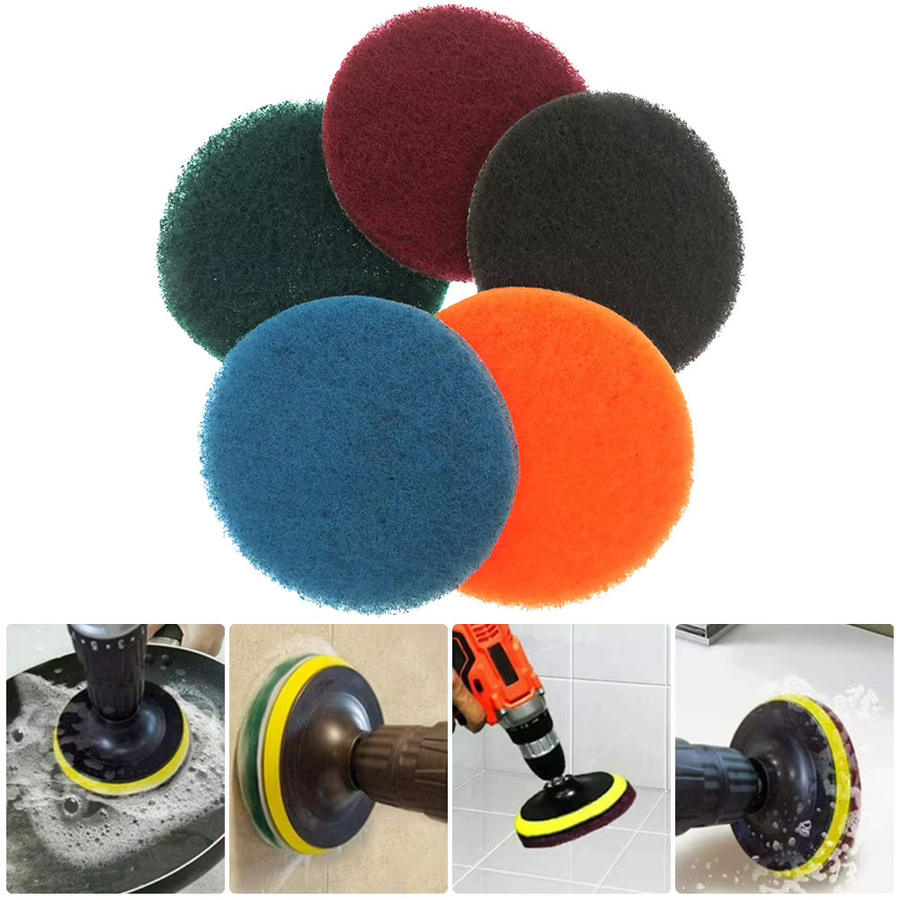 Vibratite 5er Set Nylon Polierscheiben in Blau mit Körnungen 240, 400, 800, 2500 und 3000 Durchmesser: 10,16 cm - Bild 7