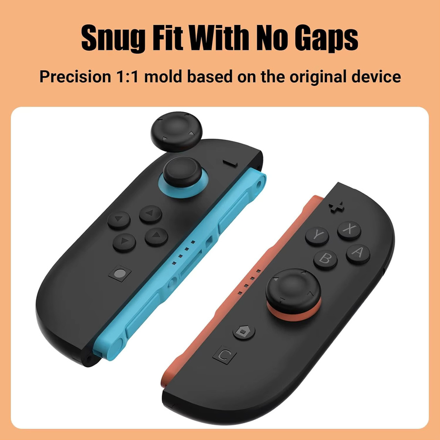 SZKOSTON 6er-Set Daumengriffkappen für Switch 2 Controller – Silikonabdeckungen für Analogsticks mit unterschiedlichen Höhen – Gaming-Zubehör - Bild 3