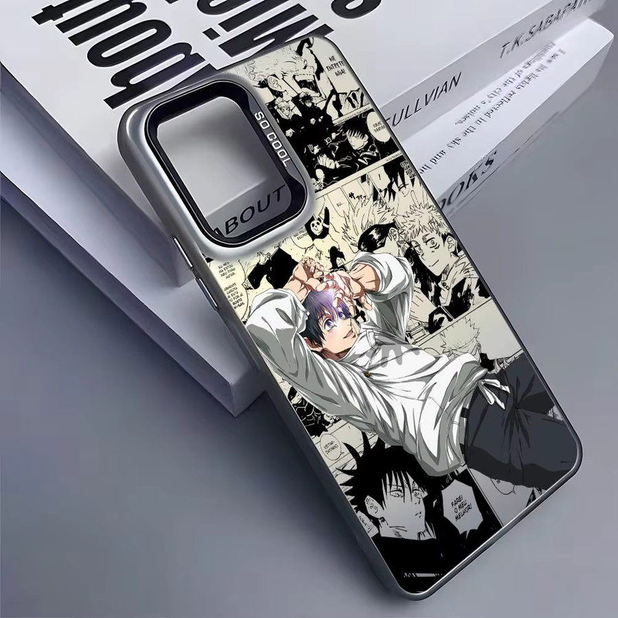 Stoßfeste TPU Handyhülle mit Okkotsu Y-Yuta Anime Design für Samsung Galaxy S25 S24 S23 S22 S21 Ultra Plus 5G in Schwarz und Multicolour - Bild 4