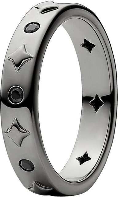 DR-Jewelry Doppelbandring 925 Silber, Zirkonia, Damen - Bild 1