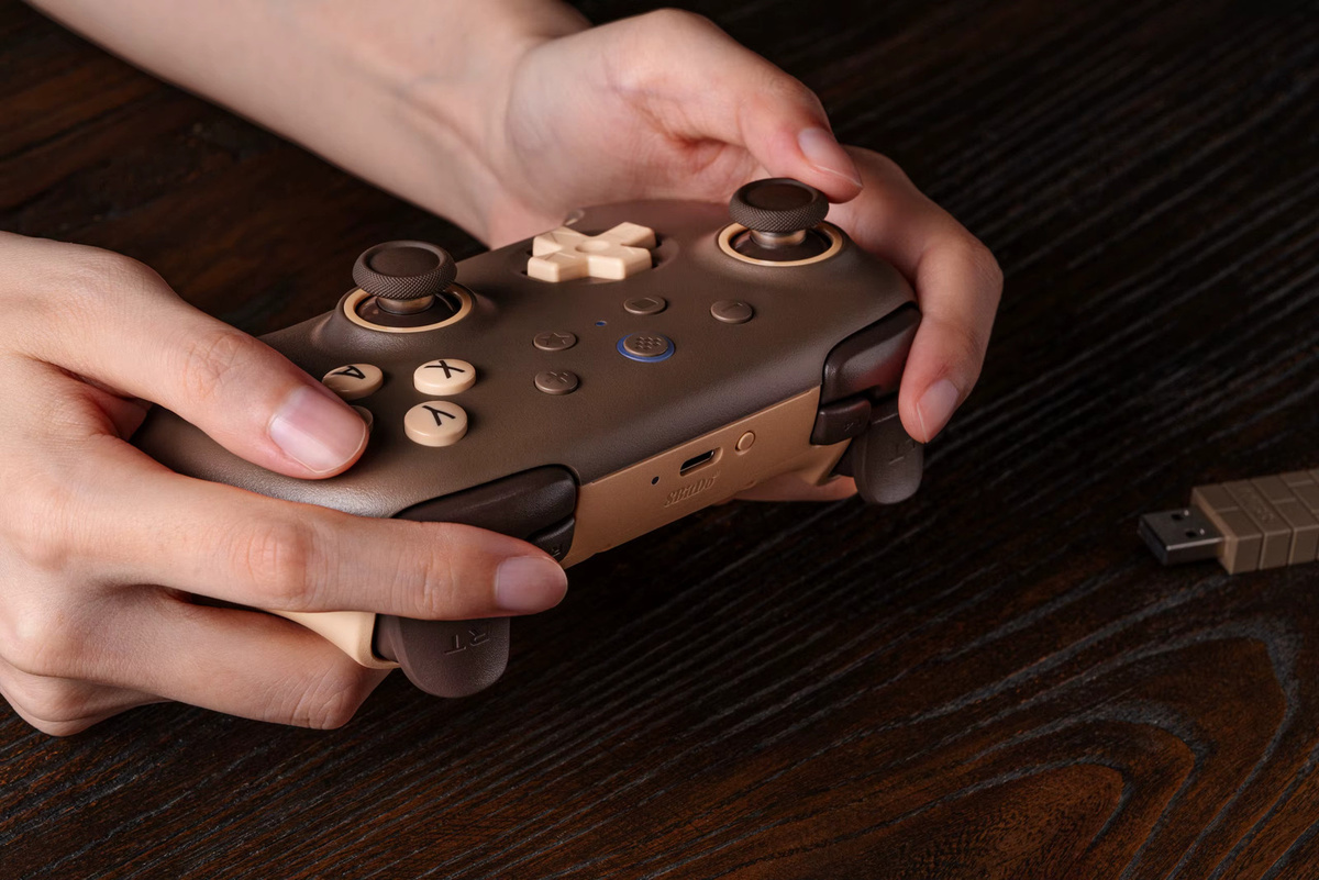 8BitDo Ultimate 2C Wireless 2.4G Gaming Controller mit Hall-Effekt-Joystick in Blau für PC, Steam Deck, Android und Raspberry Pi - Bild 4
