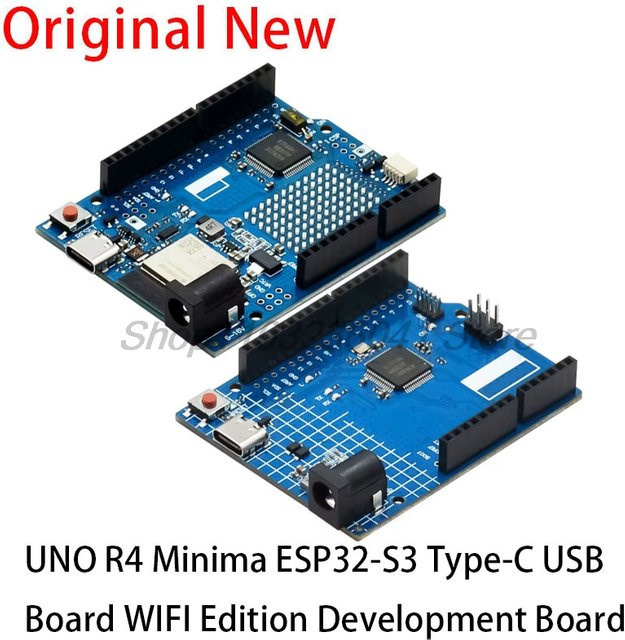 Arduino UNO R4 Minima ESP32-S3 WiFi Edition Entwicklung Board mit USB-C in Blau - Bild 1