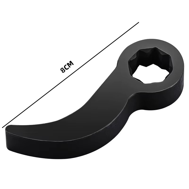 Werkzeug-Brecheisen-Adapterkopf mit 1/2 Zoll Antrieb in Schwarz für Ratsche oder Schraubenschlüssel zur Achswellenentfernung - Bild 4