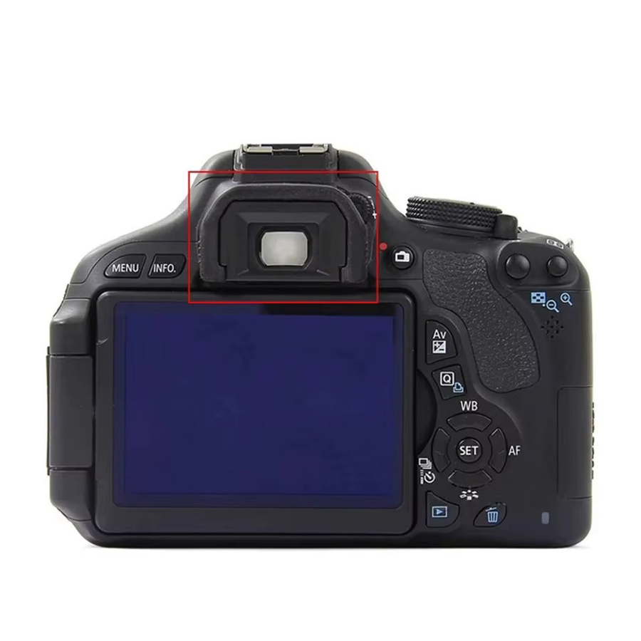 Weicher Gummi-Augenmuschel-Adapter für Canon DSLR-Kameras in Schwarz - Bild 4