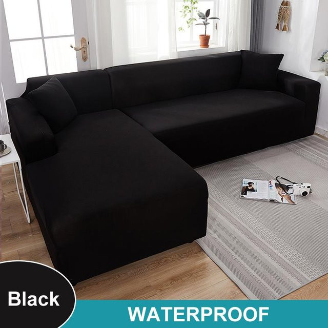 Wasserdichter und elastischer Sofabezug von Supermarket GO für 2-Sitzer, Polyester, rutschfest und waschbar, Breite: 145-185 cm - Bild 1