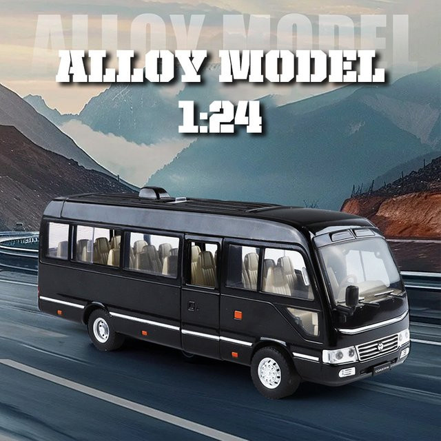 Maisto Busmodell, 1:24, Metall, mit Licht und Sound - Bild 1
