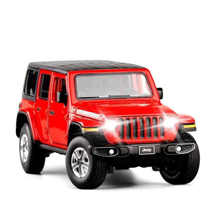 JKM Jeep Wrangler Sahara, Miniatur-SUV-Offroad-Modell, 1:32, mit Licht und Sound - Bild 3