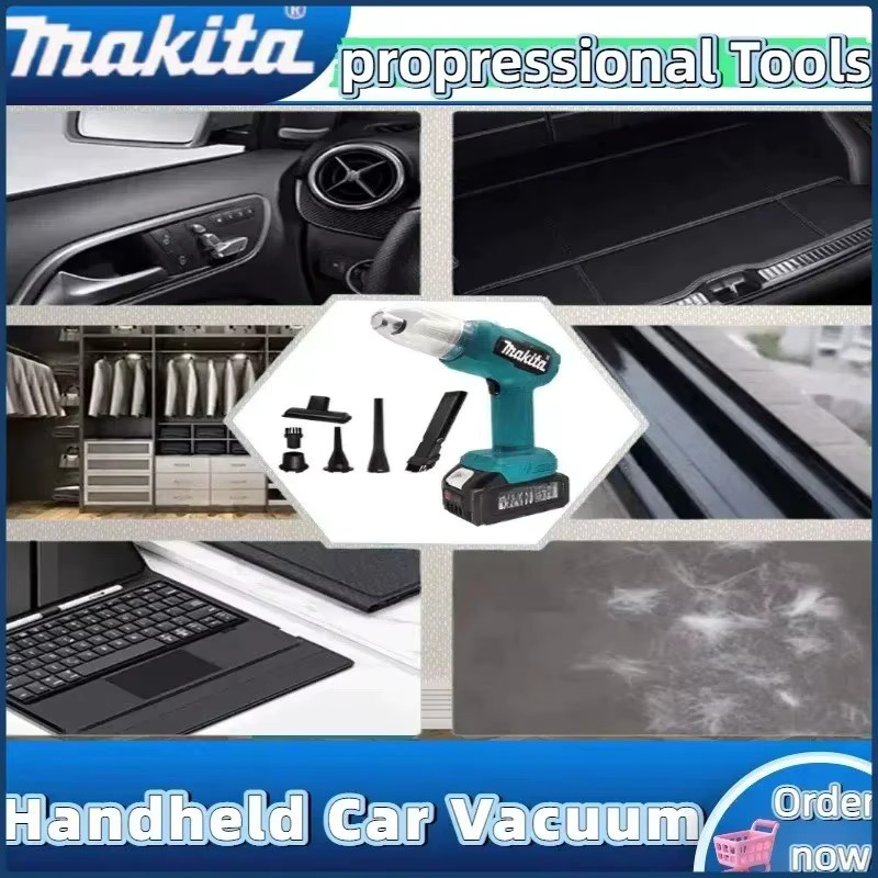 Makita Mini-Autostaubsauger 18V Multifunktions-Handstaubsauger Blau, wiederaufladbar - Bild 3