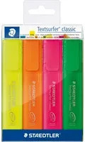 STAEDTLER Textsurfer classic Textmarker Set in Rainbow Colours mit Chisel-Spitze und Mehrfarben-Sortiment - Bild 1