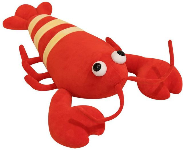 Yiran Health & Beauty Hummer-Plüschtierpuppe, Meerestier, 60cm, Rot - Bild 1