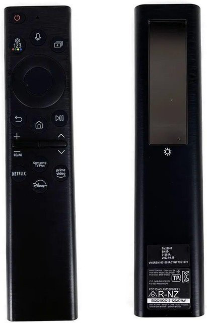 Samsung Solar Energy TV Fernbedienung BN59-01385A in Schwarz für Q60B Q70B Q80B QN85B QN90B QN95B QN800B TM2280E RMCSPB1EP1 - Bild 1