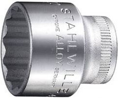 Stahlwille Außen-Sechskant Steckschlüsseleinsatz 20 mm mit 3/8 Zoll Antrieb in Silber - Bild 1