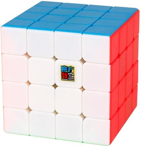 Moyu Meilong 4x4 Geschwindigkeit Cube Magic Puzzle, 59mm, mini Größe, mattierte Oberfläche, blue - Bild 1