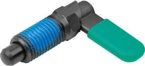 KIPP Sperrriegel M20 Form CP Kappe aus Stahl in Blaugrau - Bild 1
