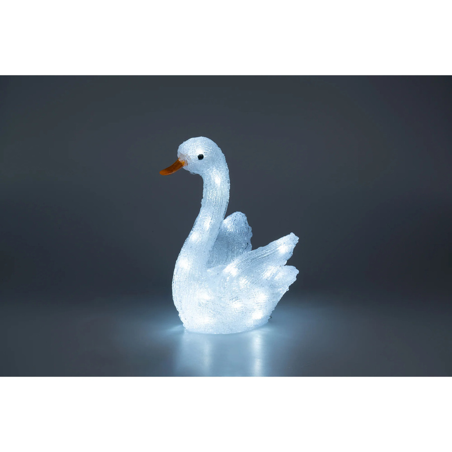 LED-Dekofigur Leuchtschwan - Bild 2