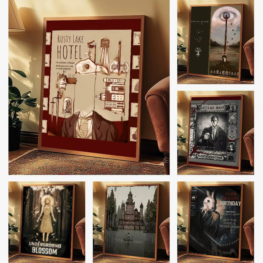 Rusty Lake Poster Kunstdeko für Wohnzimmer und Schlafzimmer, Multicolor, Höhe: 20,0 cm, Breite: 15,0 cm - Bild 3