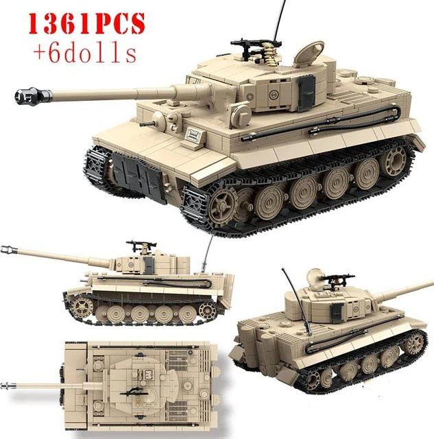 Militär Schwerer Panzer, Bausteine, ab 6 Jahren - Bild 1