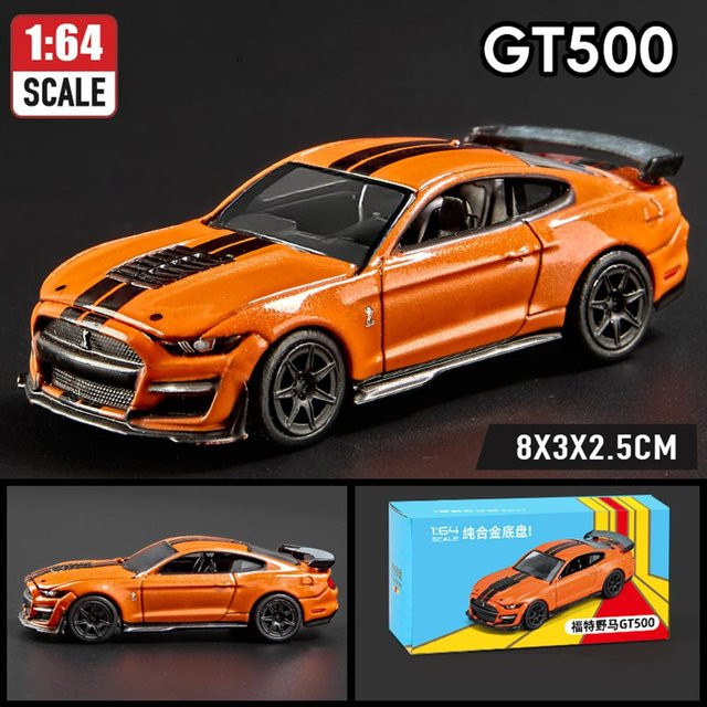 Linyi Toy Car GT500 Firebird Daytona Stardust Corvette T1 Fahrzeuge, 1:64, ab 14 Jahren - Bild 1