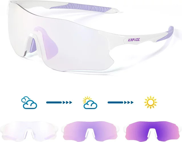 Kapvoe Sportsonnenbrille, photo chrome, Kunststoff - Bild 1
