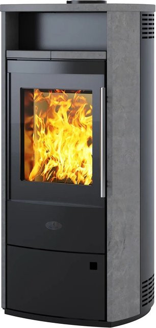 Kleining Kaminofen Dublin Naturstein Grau 6 kW mit Automatik - Bild 1