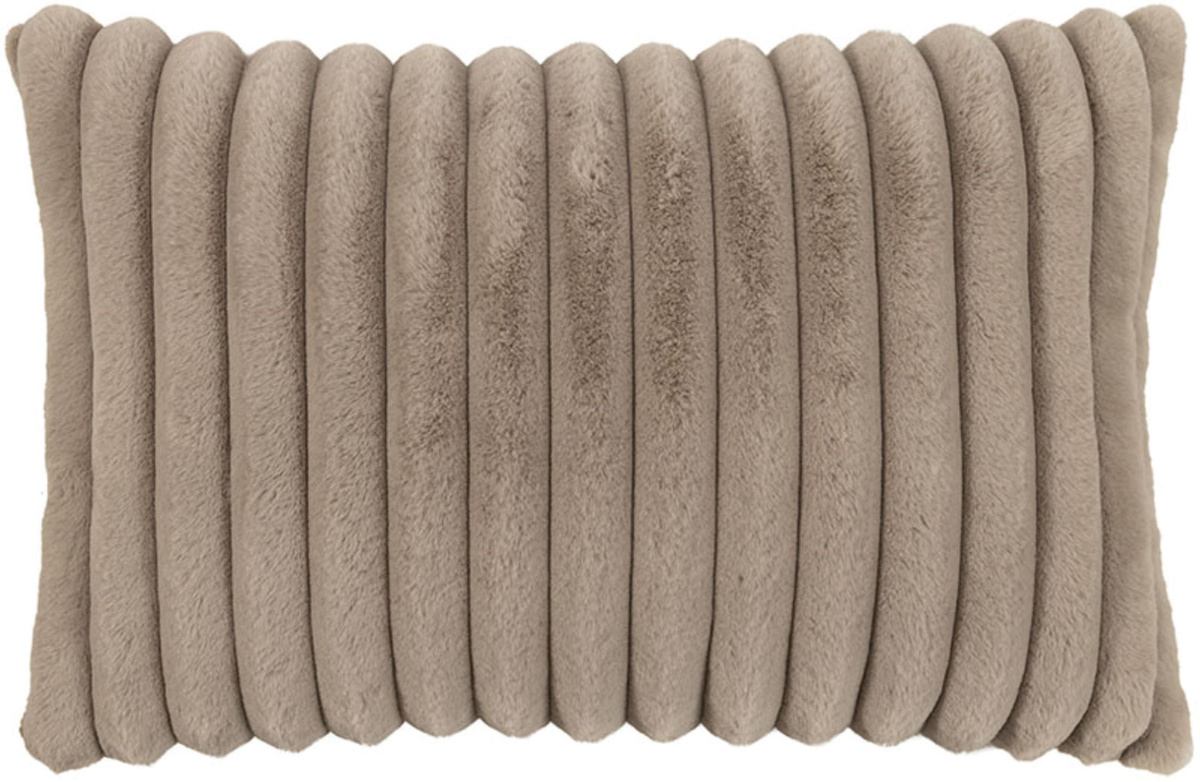 Sympathica Kissenbezug aus Webpelz in Beige und Sand, B/H: 40 x 40 cm - Bild 1