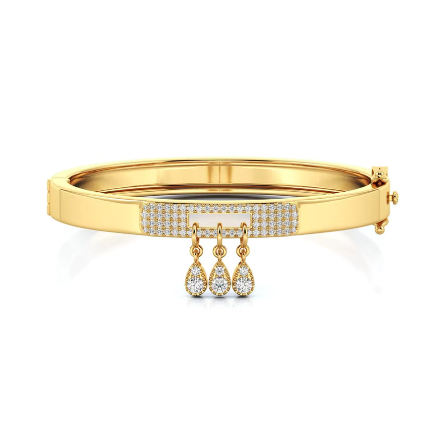 Armband GIRLMIDNIGHT, goldfarben, Zirkonia-besetzt, Damen - Bild 2