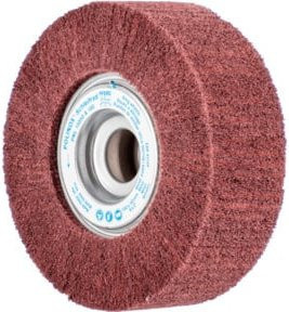 PFERD TOOLS POLINOX Vlies-Schleifrad PNL Rot A180 für Feinschliff und Finish Durchmesser: 150 mm, Breite: 50 mm, Bohrung-Ø: 25,4 mm - Bild 1