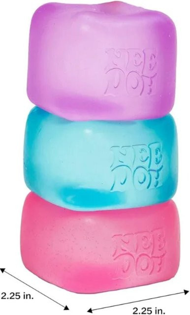 Schylling Needoh Nice Cube, Sensorisches Quetschspielzeug, 5,7 cm Würfel - Bild 1